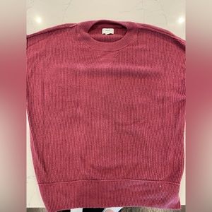 Aerie dark pink sweater, women’s xs, very oversized